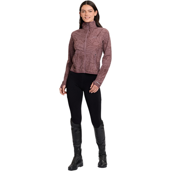 2026 Weatherbeeta Womens Lightweight UV Jacket 1028837022 - Mauve Wine / In Bloom